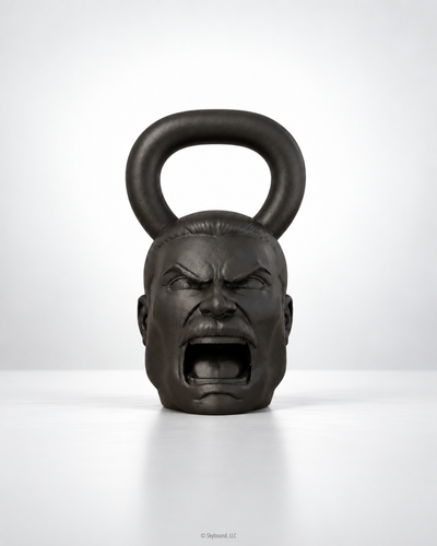 THRAGG Matte Black Kettlebell 1 of 40 - 60lbs