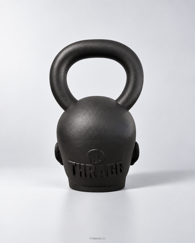 THRAGG Matte Black Kettlebell 1 of 40 - 60lbs