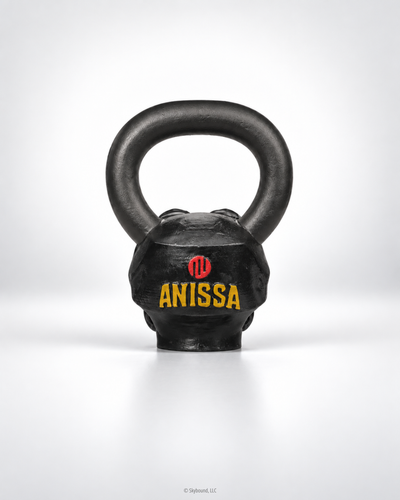 ANISSA Hand-Painted Kettlebell 1 of 10 - 30lbs