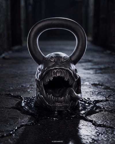 VENOM Matte Black Kettlebell 50lbs