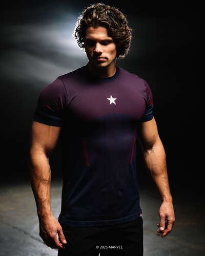 Captain America Super Suit™ Compression Short Sleeve