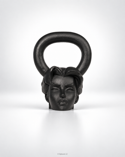 ANISSA Matte Black Kettlebell 1 of 40 - 30lbs