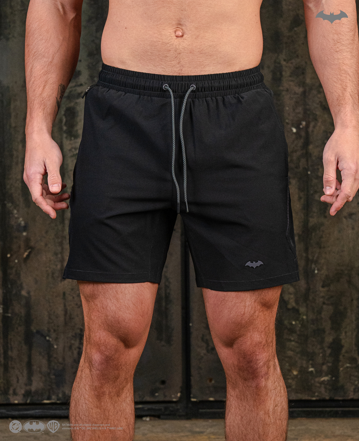 BATMAN Utility Performance Shorts 7" - Arkham Black