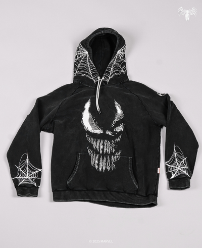 VENOM Acid Wash Oversized Pullover