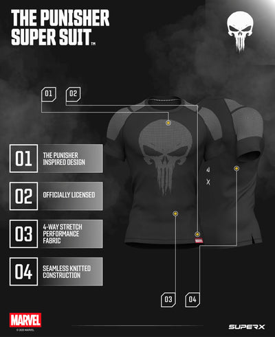 The Punisher Super Suit™ Compression Short Sleeve