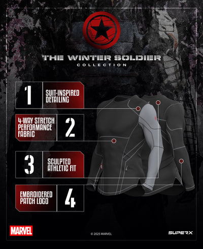 Marvel's WINTER SOLDIER Limited Edition Performance Long Sleeve 1 of 500