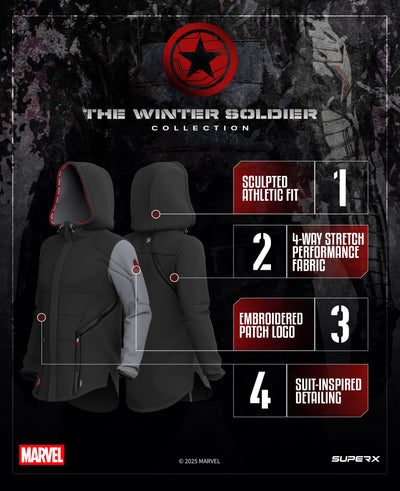 Marvel's WINTER SOLDIER Limited Edition Performance Hoodie 1 of 500